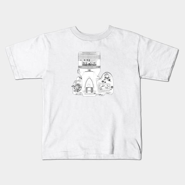 Nikon Kids T-Shirt by xandstorm